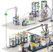 基于氣力輸送的散裝物料密閉處理系統