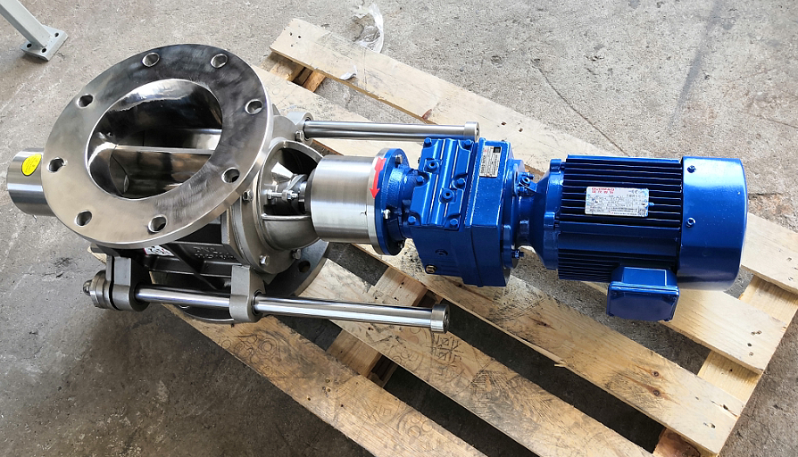 可拆卸易清理衛生級電動下料轉閥